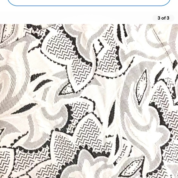 NWT ABS Collection Cold Shoulder Floral Jacquard Dress Size 8 - Picture 3 of 3